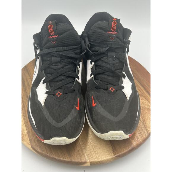 Nike Kyrie Low 5 Shoes Mens Size 10 Black White Red Zoom Basketball DJ6012-001 - Picture 3 of 10
